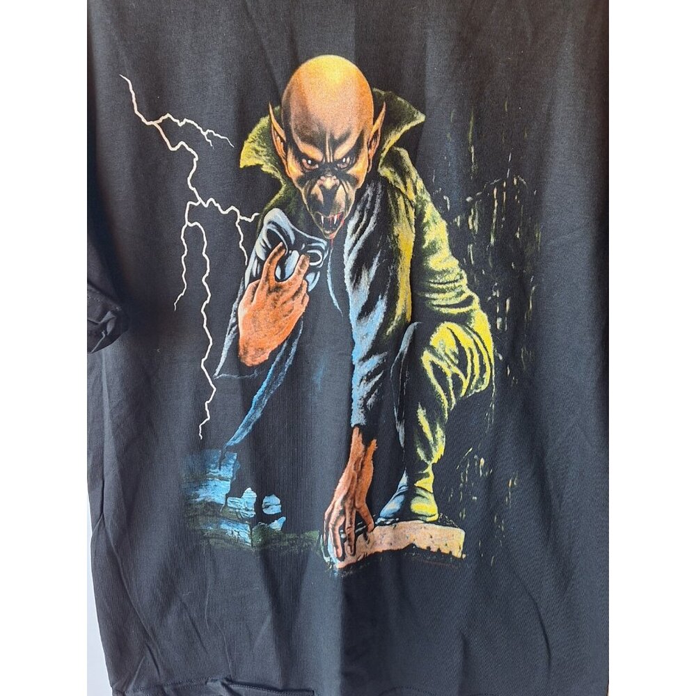 Night Demon Devil Black T Shirt Men’s Size Large Tennessee River 100% Cotton - Picture 2 of 4